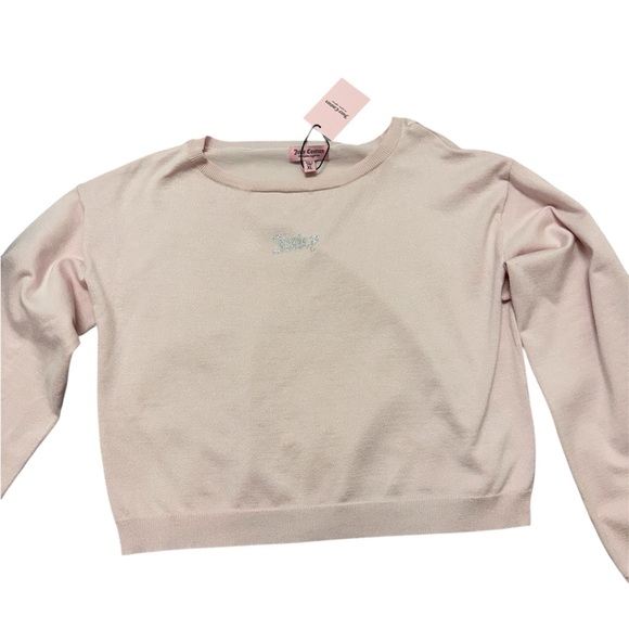 Juicy Couture Sweaters - Juicy Couture XL New Whisper Pink Lightweight Sweater